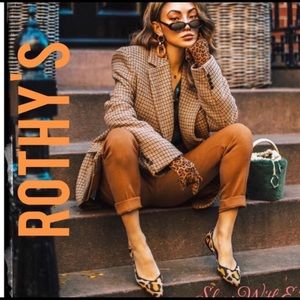 Rothys big cat size 10 woman’s pointed flat shoes